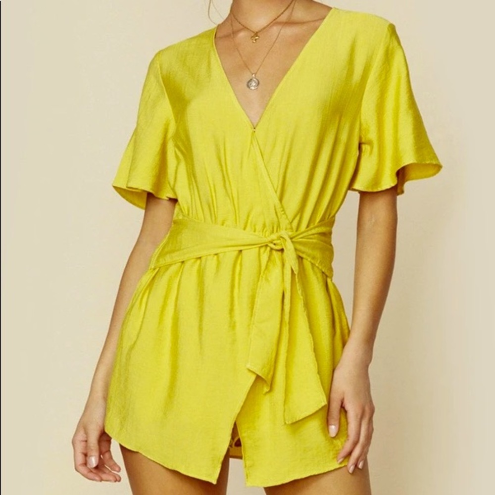 Planet Blue Life ‘Gem’ mimosa Romper